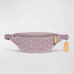 COACH Charter 7 Signature Denim Belt Bag